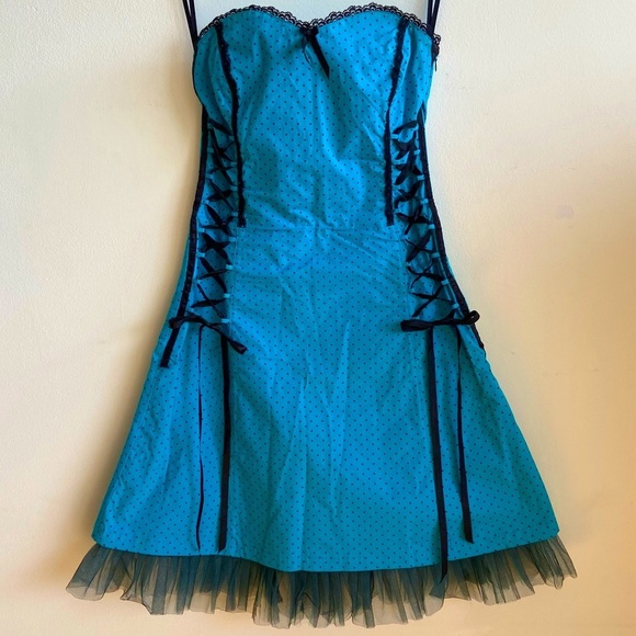 NWT Dex Rockabilly Polka Pinup Dress - Picture 2 of 9